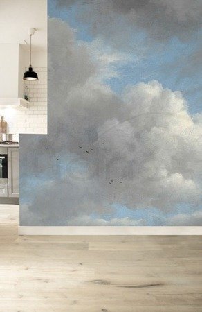 Mural Golden Age Clouds blue WP-396