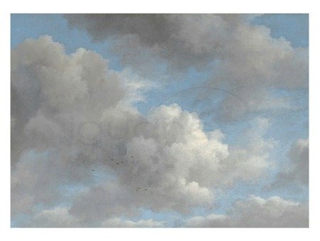 Mural Golden Age Clouds blue WP-396