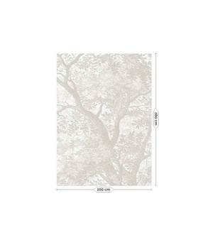 Mural Engraved Landscape Grey  WP-770
