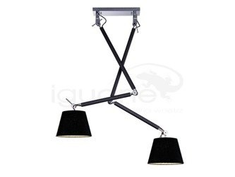 Lampa ZYTA 2 S wisząca czarna