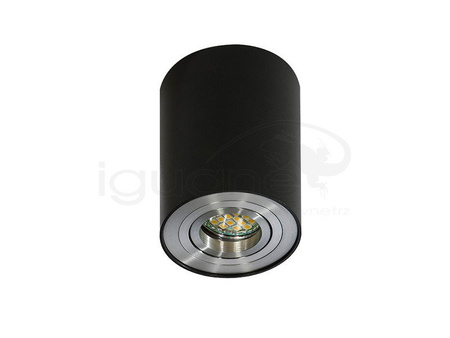 Lampa BROSS 1 plafon czarna-aluminium