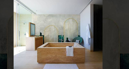 Mural Story of three MU12024 metallic gold
