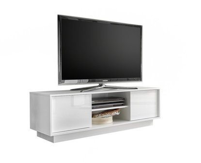 Szafka RTV ICE biały połysk