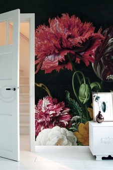 Mural Golden Age Flowers II WP-221