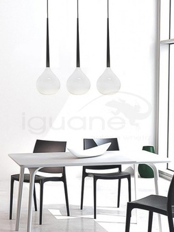 Lampa AGA-3 wisząca biała