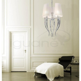 Lampa DIABLO 3 BIG biała wisząca
