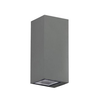 Kinkiet zewnętrzny Jake Wall 2 ciemny szary