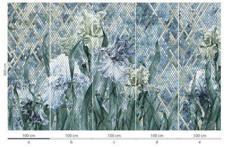Mural Iris 35 0763 03 flizelina