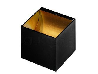 Lampa MARS kinkiet czarno-złota