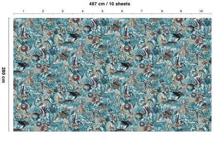 Mural Underwater Jungle WP-702
