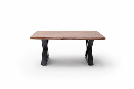 Stolik CARTAGENA 110cm,  orzech, antracyt mat "X"