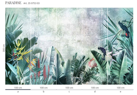 Mural Paradise 35 0753 03 flizelina