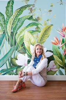 Mural Daisy Bannett Naples Palm DB11802M