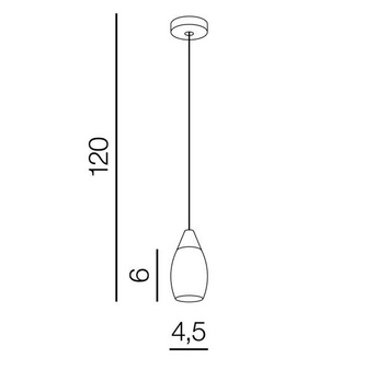 Lampa wisząca Tentor Chalice AZ3085, AZ3088 różowe złoto/czarna