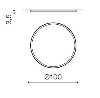 Lampa Cream AZ3308 SMART 100 plafon biała