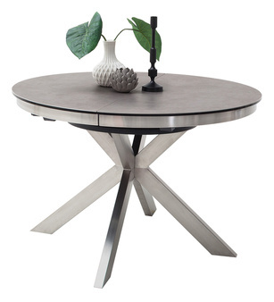 Stół WINNIPEG rozkładany blat antracyt / noga stal