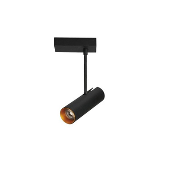 Lampa natynkowa Lens Square AZ3515 czarno/złota