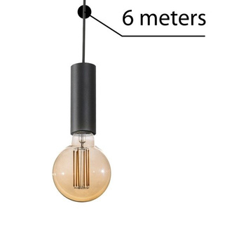 Lampa Ziko E27 AZ3116 6 metrowa czarna