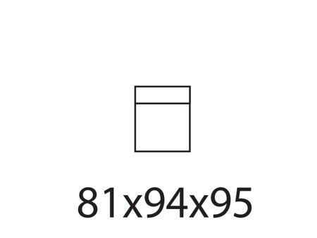 Moduł Vesta 1 z zagłówkiem tkanina