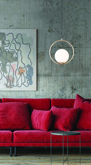 Lampa wisząca JUMBO złota