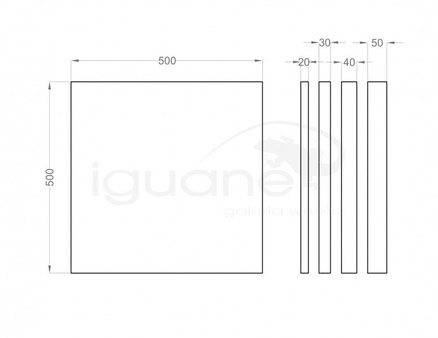 Panel Pixel L 4cm