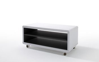 Szafka RTV JEFF wąska biała