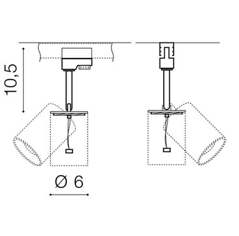 Podstawa szynowa Erebus Track AZ3391 czarna