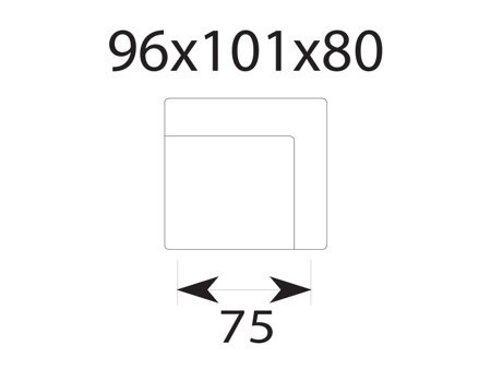 Moduł Blues Day 1 L/R BAKER tkanina