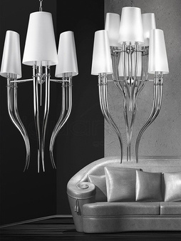 Lampa DIABLO kinkiet biała