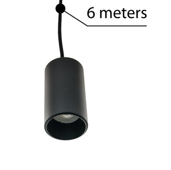 Lampa Ziko GU10 AZ3412 6 metrowa czarna