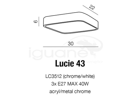 Lampa LUCIE 43 plafon