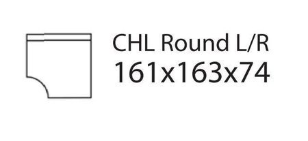 Moduł Samba Day CHL Round L/R tkanina