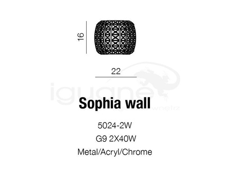 Lampa SOPHIA kinkiet