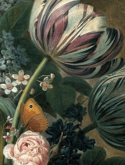 Mural Golden Age Flowers SC-075