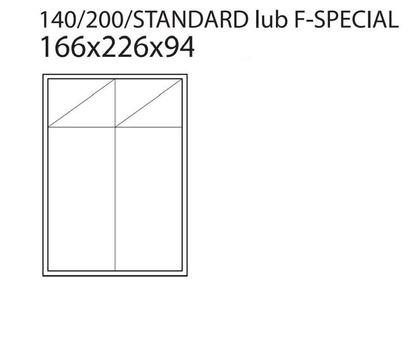 Łóżko Vesta Bed F-SPECIAL 140x200 skóra