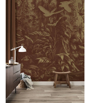 Mural Tropical Landscapes MW-063 złoty