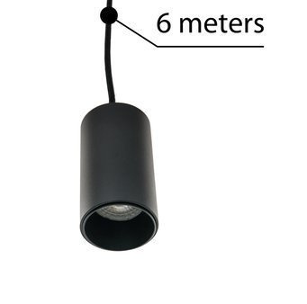 Lampa Ziko GU10 AZ3412 6 metrowa czarna