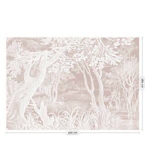 Mural Engraved Landscape Nude WP-768