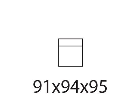 Moduł Vesta 1,5 z zagłówkiem tkanina