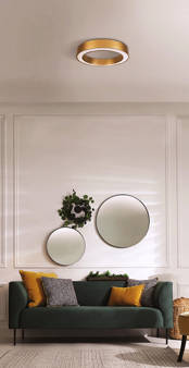 Lampa Marco plafon 40 złoty