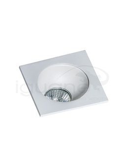 Lampa HUGO 1 Downlight biała z wkładem białym