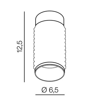 Lampa Avica AZ3121 czarna