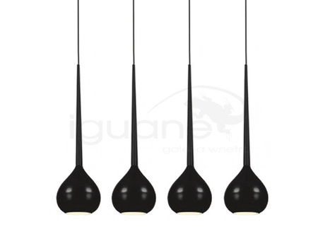 Lampa AGA-4 wisząca czarna