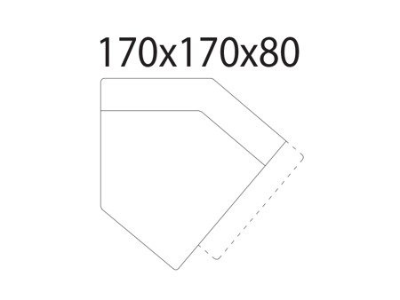 Moduł Blues Day MULTI L/R BAKER tkanina