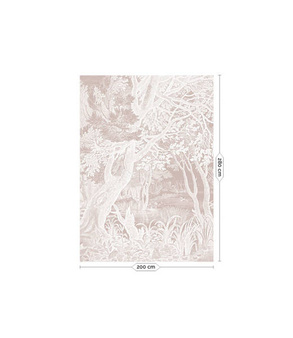 Mural Engraved Landscape Nude WP-762