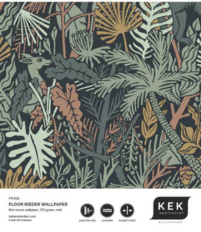 Mural roślinny z kolekcji Floor Reider FR-025