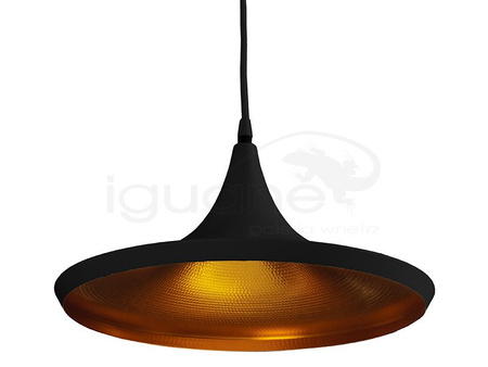 Lampa CHINK czarna /  złota wisząca