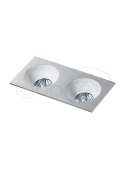 Lampa HUGO 2 Downlight aluminiowa z wkładem białym