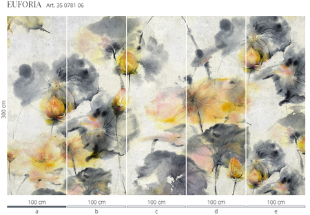 Mural Euforia 35 0781 06 flizelina