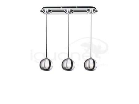 Lampa GULIA 3 wisząca chrom